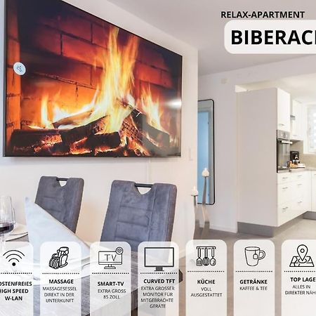 Biberach an der Riß Relaxapartment 15 Massagesessel Smarttv Kueche מראה חיצוני תמונה