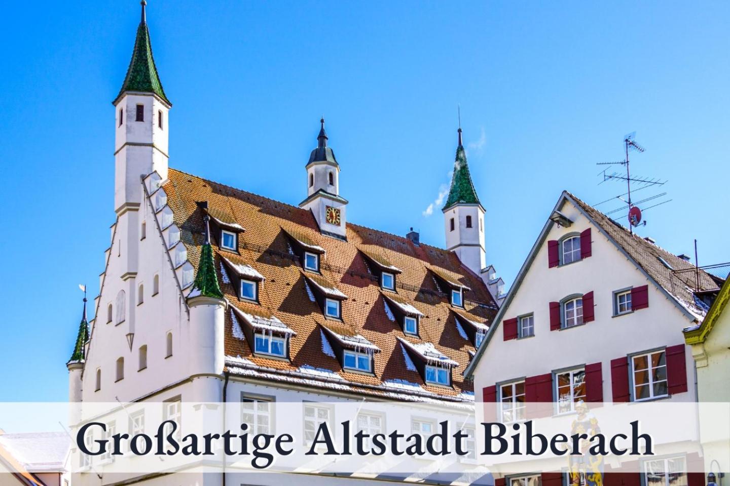 Biberach an der Riß Relaxapartment 15 Massagesessel Smarttv Kueche מראה חיצוני תמונה